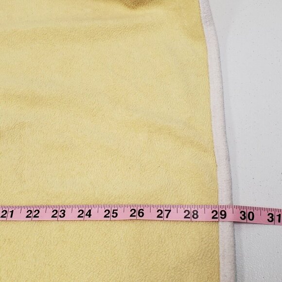 Child of Mine Carters Baby Blanket Giraffe Toucan Bird Squeaker Yellow White - Picture 5 of 9